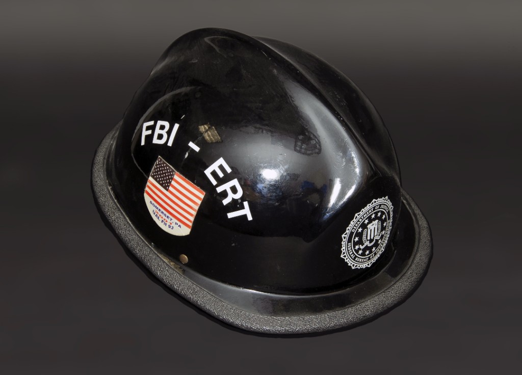 FBI ERT Hard Hat — Flight 93, Somerset, PA