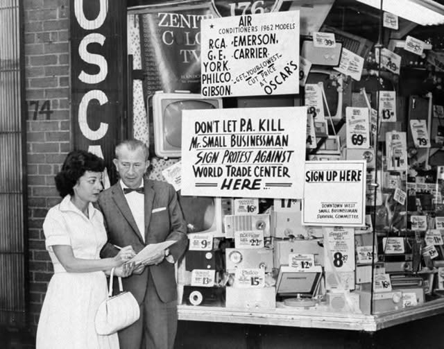 Radio Row Protest Against the World Trade Center, 1962