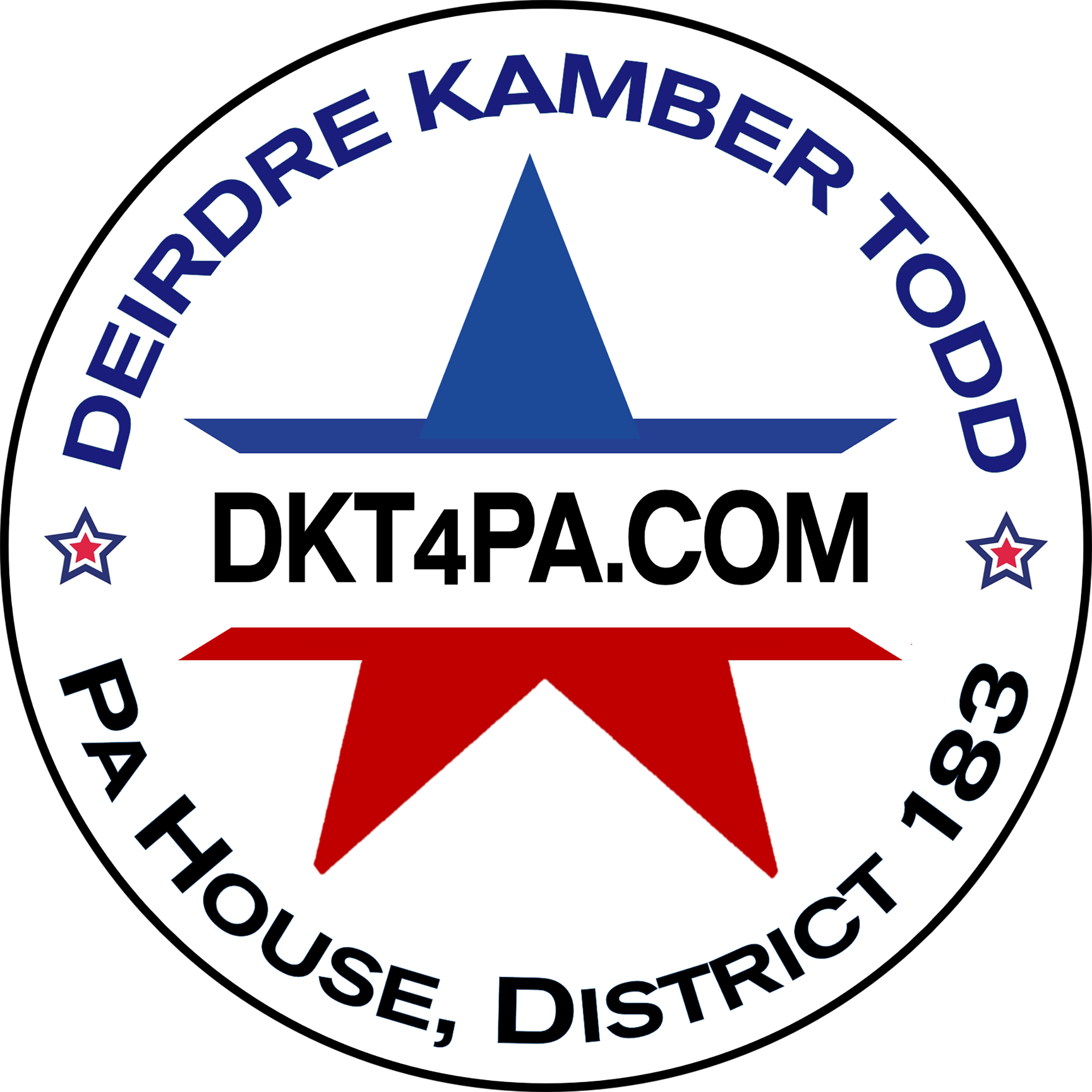 Campaign logo for Deirdre Kamber Todd — For the People. Not the Parties.