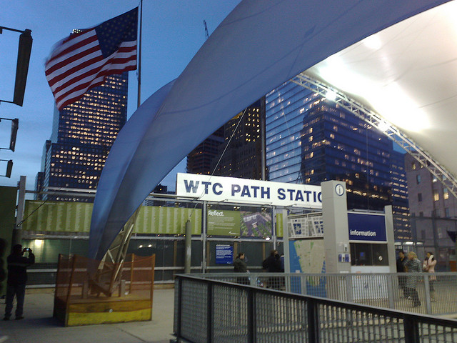 WTC Path Station Flag